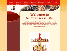 Tablet Screenshot of nutcrackersusa.com